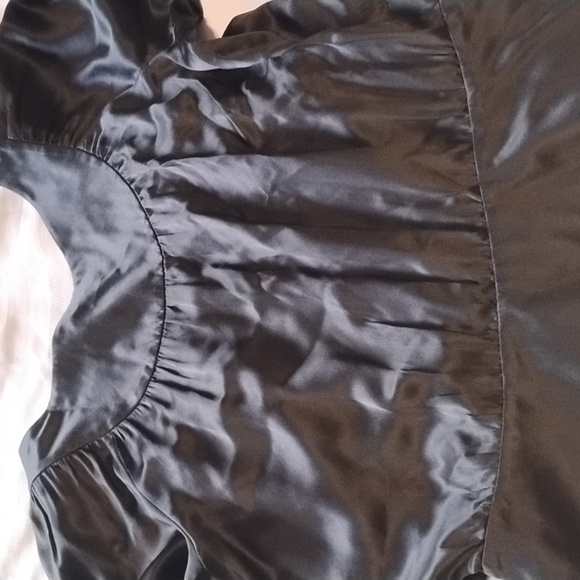 INC International Concepts Woman's Black 100% Silk Blouse, Size: 6P - Picture 8 of 11